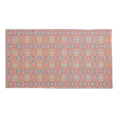 Meestal roze bloemmotief ontwerp kussensloop (Achterkant-Links)