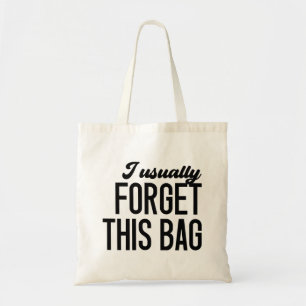 Meestal vergeet ik deze Canvas tas