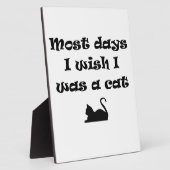 Meestal wou ik dat ik een kat was fotoplaat (Zijkant)