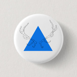 meeste hipster ronde button 3,2 cm