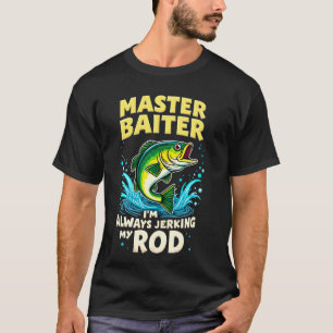 Meester Aasman Ik Wrijf Altijd Aan Mijn Hengel Baa T-shirt