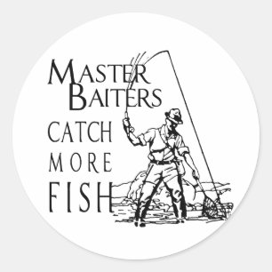 MEESTER AASNAAIERS VANGEN MEER VIS RONDE STICKER