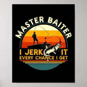 Meester Byiter, ik ben altijd mijn hengel aan het Poster