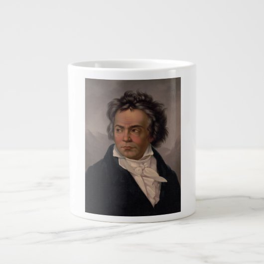 Meester Ludwig Beethoven Symfoniecomponist Extra Grote Beker (Voorkant)
