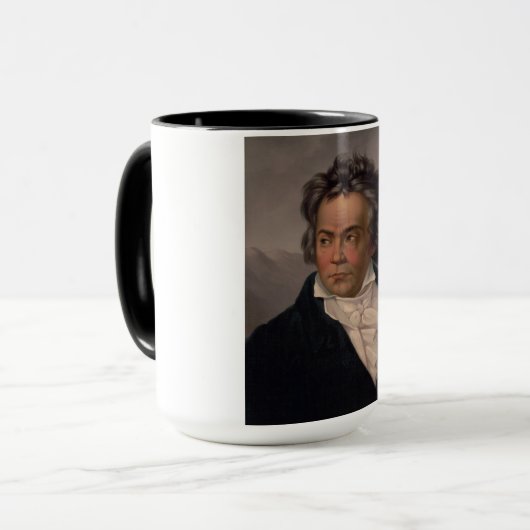 Meester Ludwig Beethoven Symfoniecomponist Mok (Voorkant links)
