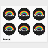MEESTER PRIDE RONDE STICKER (Vel)