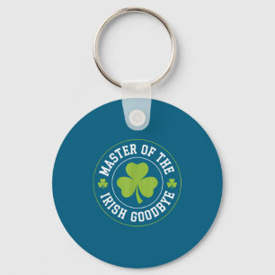 Meester van de Ierse Afscheid Grappige St. Patrick Sleutelhanger