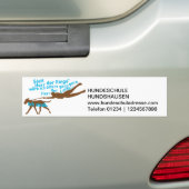 Meester van de lijn bumpersticker (Op auto)