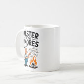 Meester van de S'mores Funny Campfire Design Koffiemok (Voorkant links)