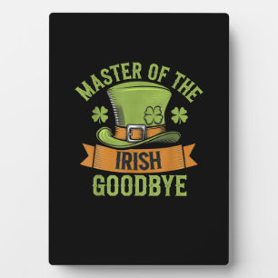 Meester van het Ierse afscheid St Patrick's Day T- Fotoplaat