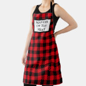 Meester van het vlees Buffalo Plaid Schort (Insitu)
