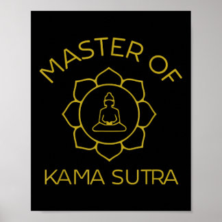 Meester van Kama Sutra Make Love Not War Yin Yang  Poster