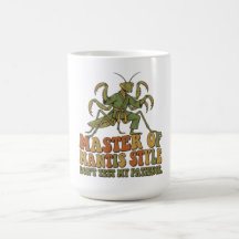 Meester van Mantis Style Karate Insect Grappig Mar