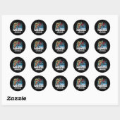 Meesters van het universum vervagen ronde sticker (Vel)