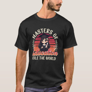 MEESTERS VAN ONDERWIJS REGEREN DE WERELD Grappige T-shirt