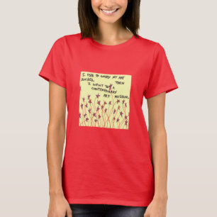 Meesterwerk of Misfire? Les Artistic Delusion T-shirt