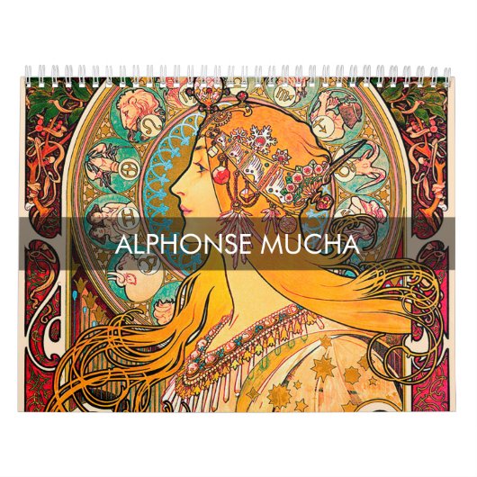 Meesterwerk van Alphonse Mucha Kalender (Hoes)