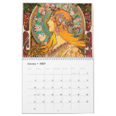 Meesterwerk van Alphonse Mucha Kalender (Jan 2027)