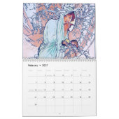 Meesterwerk van Alphonse Mucha Kalender (Feb 2027)