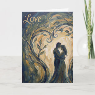 Meesterwerk van Valentijnskaart voor de liefde Kaart