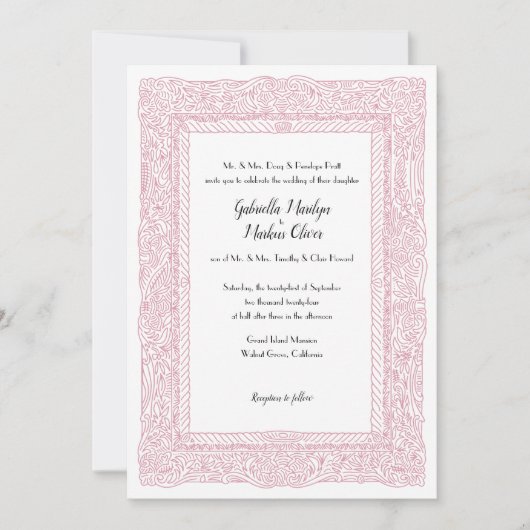 Meesterwerk Viering uitnodiging (Voorkant)