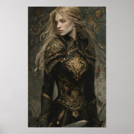 Meesterwerken Albert de Vriendt's Schilderij Een P Poster