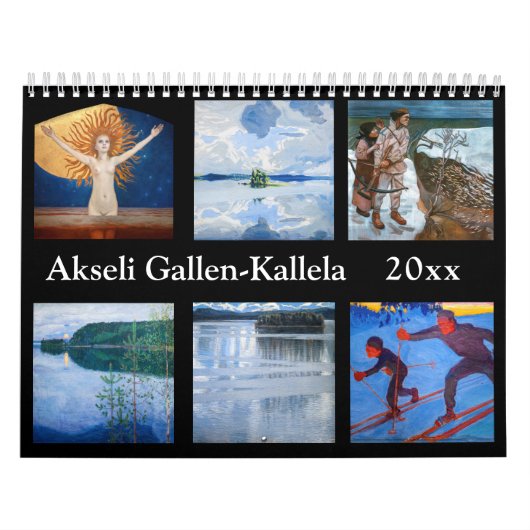 Meesterwerken van Akseli Gallen-Kallela Kalender (Hoes)