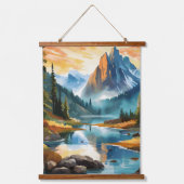 Meesterwerken van natuur: nationale parken vieren hangend wandkleed (Voorkant)