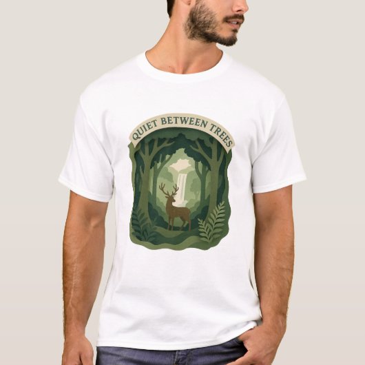 Meet Between Trees Forest Arch T-Shirt (Voorkant)