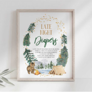 Meet de Baby Bump Baby Shower Bord Poster