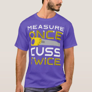 Meet één keer twee keer snijden 2 t-shirt