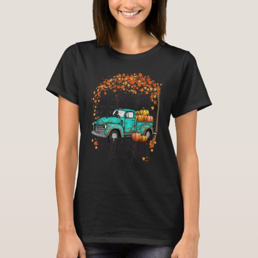 Meet Me at The Pumpkin Patch Fall Autumn Thanksgiv T-shirt (Voorkant)