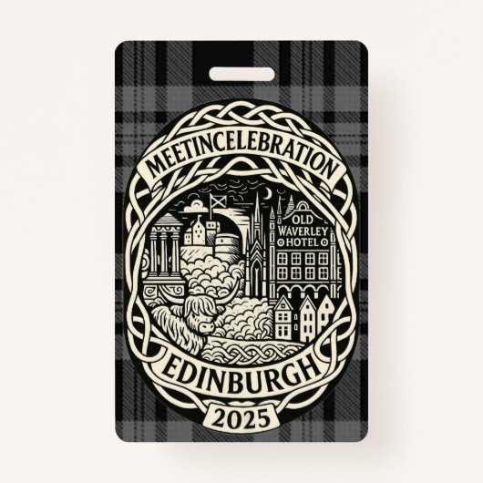 MEETinCelebration Edinburgh Badge (Voorkant)