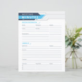 Meeting Minutes-tracker (Staand voorkant)