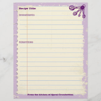 Meetlepels bakkerij op maat gesneden recept