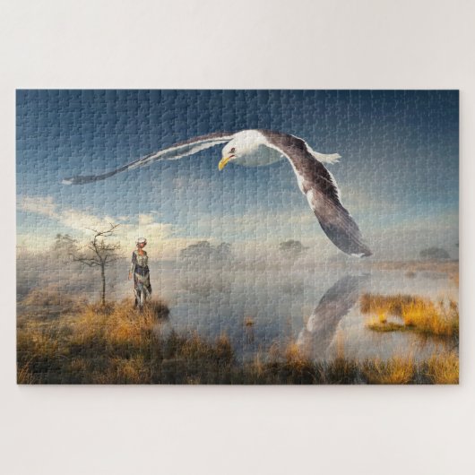 Meeuw Legpuzzel (Horizontaal)