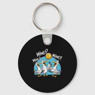 Meeuw Volleybal Mijn Mijn Strand Vogel Oceaan Lief Sleutelhanger