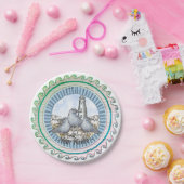 Meeuwen Gids Vuurtoren papier bord (Feest)