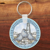 Meeuwen Gids Vuurtoren sleutelhanger (Voorkant)