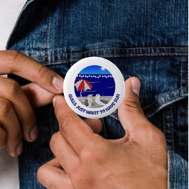 Meeuwen Willen Gewoon Zon Hebben Grappige Meeuw Ronde Button 5,7 Cm