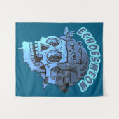 meeuwigings wandkleed (Voorkant (horizontaal))