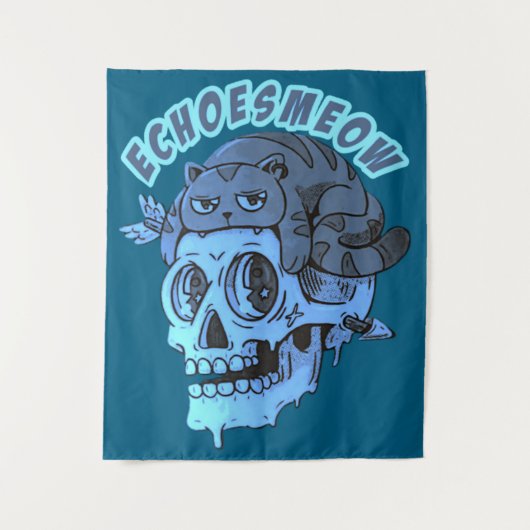 meeuwigings wandkleed (Voorkant)