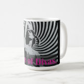 Méfiez-vous de Divas grand mug (Devant droit)