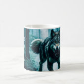 Méfiez-vous de la Pleine lune Halloween Café Mug (Centre)