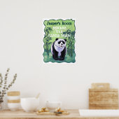 Méfiez-vous de l'Ours de Panda Poster de la chambr (Cuisine)