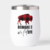 Méfiez-vous du bison sauvage Plaid ID669 (Avant)
