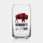 Méfiez-vous du bison sauvage Plaid ID669 (Verso)