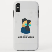 Méfiez-vous du coque iphone coronavirus (Dos)