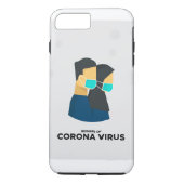 méfiez-vous du coque iphone coronavirus (Dos)