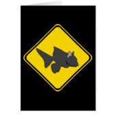 Méfiez-vous du passage de poisson-chat ! (Devant)